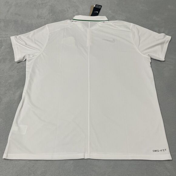 Oregon Ducks Polo Shirt XXL 2XL Mens White NikeThrowback Special Game Coaches - Picture 7 of 14